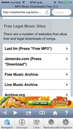 Como descarga musica gratis desde un iphone o ipad