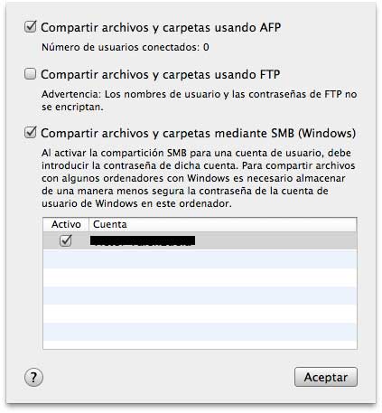 Cómo compartir carpetas entre Mac OS y Windows 17