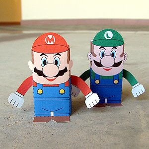 5 paper toys geeks para los amantes de Mario Bros (Figuras de Papel) 29