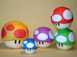 5 paper toys geeks para los amantes de Mario Bros (Figuras de Papel) 27