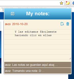 Sencilla aplicación para tomar notas en Chrome,Quickrr 5