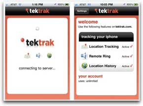 Una app para encontrar tu iPhone robado, TekTrack 5