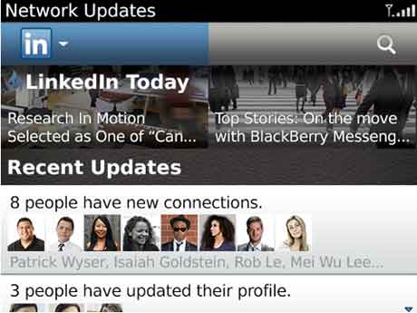 linkdin para blackberry