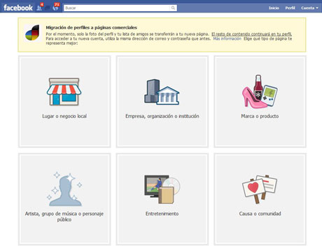 migracion facebook