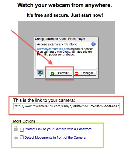 Como hacer para usar la cámara de mi PC o MAC y vigilar mi casa desde internet fácil 1