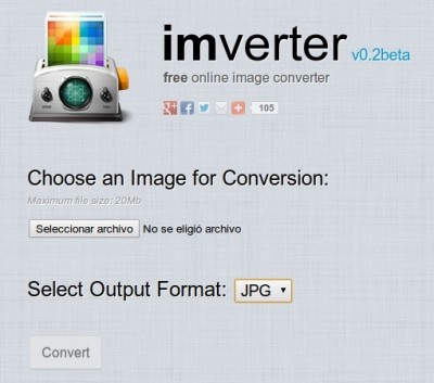 Conversor de imágenes en línea gratis con -Imverter- 27