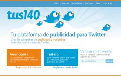 Como ganar dinero con tu cuenta de Twitter con Tus140.com 6