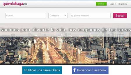 Nuevo portal Quienlohaga : pagar a otros para que hagan las cosas que tu no puedes 15