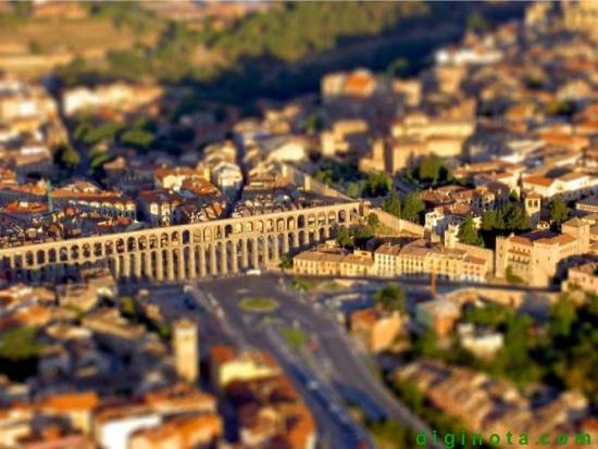 efecto de maqueta o Tilt-Shift