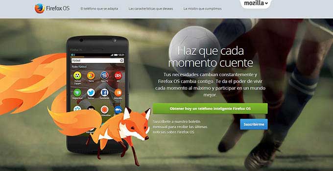 Mozilla te regala un teléfono móvil si portas su aplicación a FirefoxOS 1