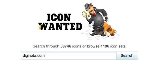 Un buen buscador de iconos gratis: Icon Wanted 62