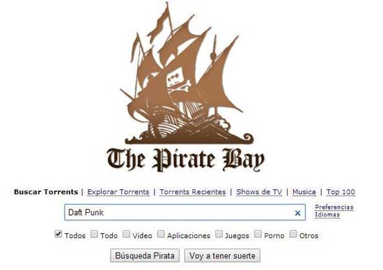 como descargar torrents en pirata bay