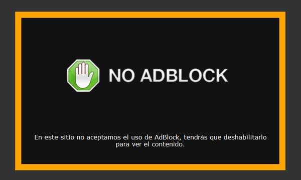 no al adblock