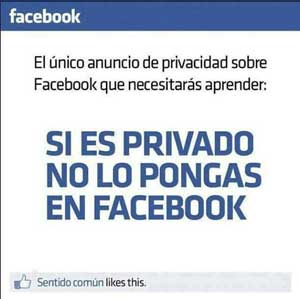 cuida tu privacidad en facebook