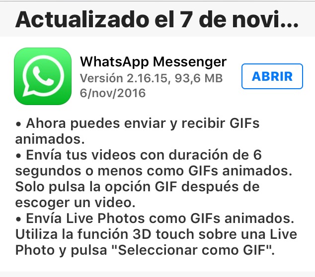 GIFs animados WhatsApp