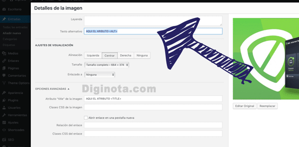 Colocar el Atributo ALT automatico en wordpress sin plugins
