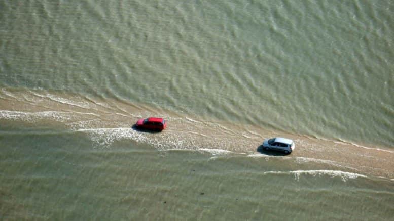 La curiosa  carretera “Passage du Gois”