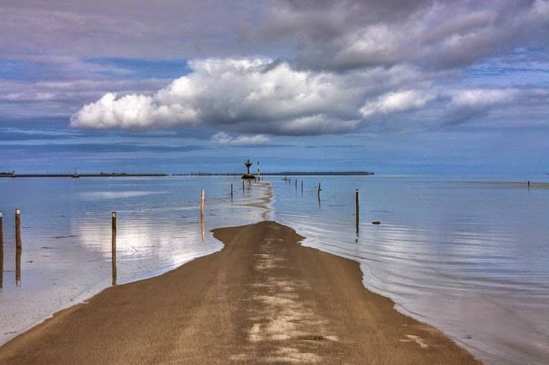 La curiosa  carretera “Passage du Gois”