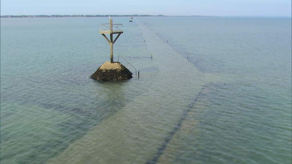 La curiosa  carretera “Passage du Gois”