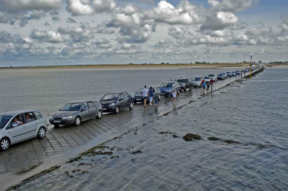 La curiosa  carretera “Passage du Gois”