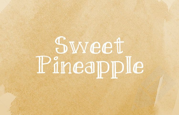 Sweet Pineapple Hand-Drawn free Serif