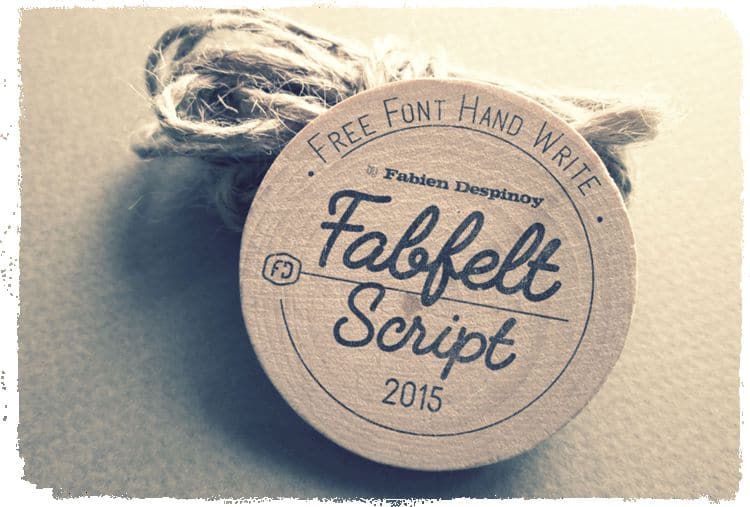 Fabfelt Handwritten Script free font