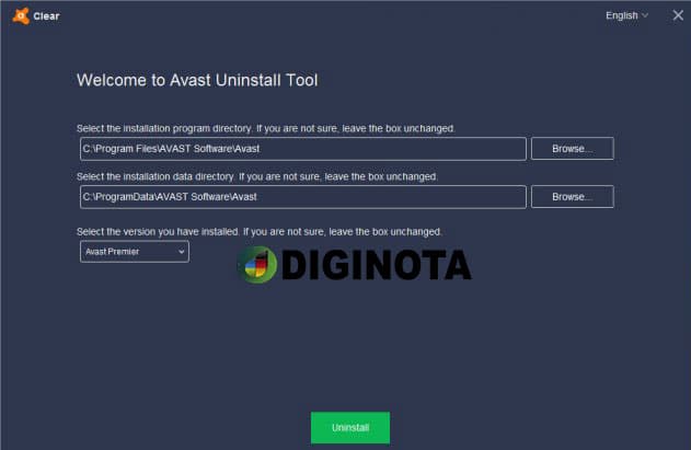 desinstalar Avast usando Avast Clear