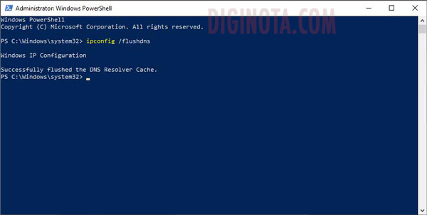 borrar cache DNS en windows