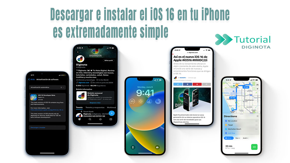 Descargar e instalar el iOS 16 en tu iPhone es extremadamente simple